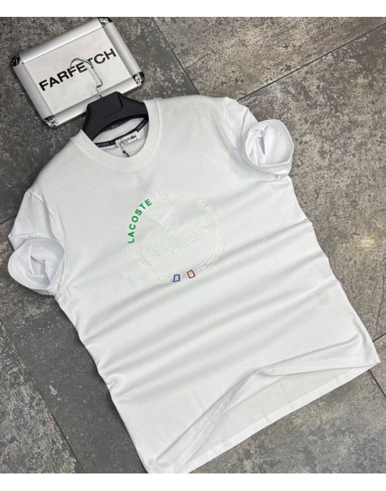 BEYAZ LACOSTE TİŞÖRT