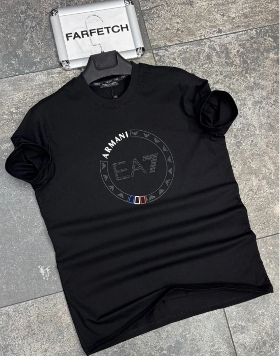 SİYAH ARMANİ TİŞÖRT