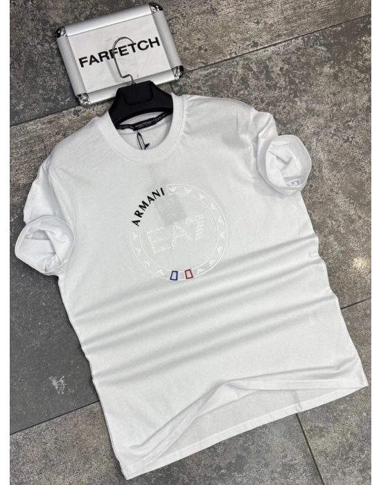 BEYAZ ARMANİ TİŞÖRT