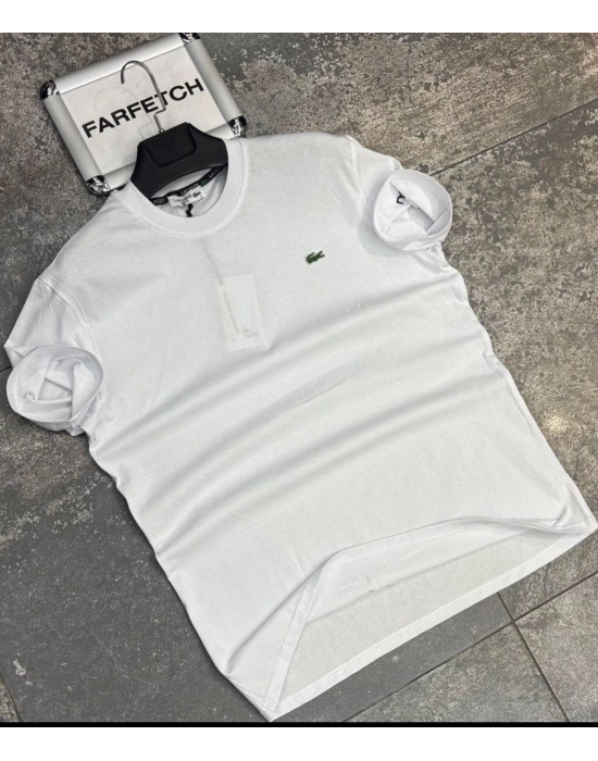 BEYAZ LACOSTE TİŞÖRT