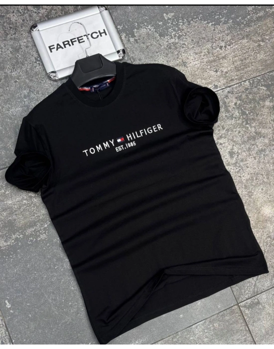 SİYAH TOMMY TİŞÖRT