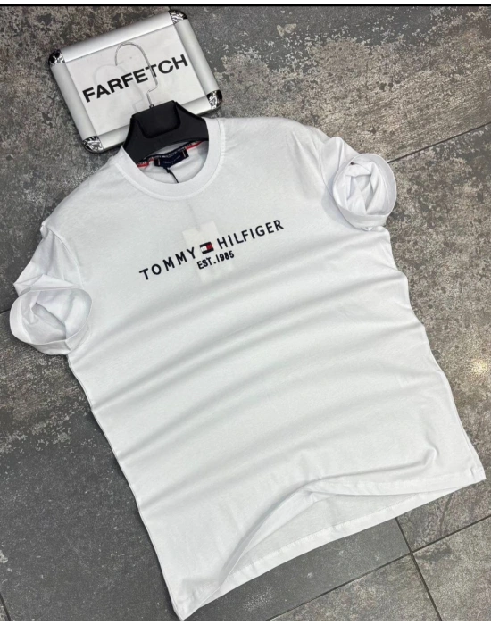 BEYAZ TOMMY TİŞÖRT