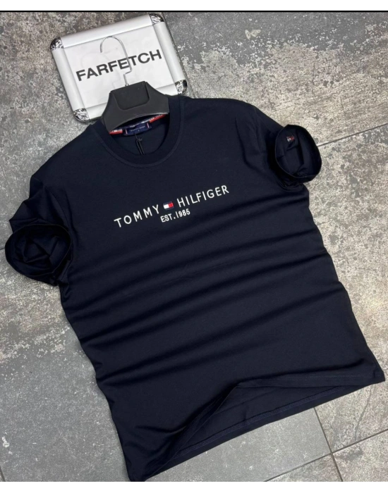 LACİVERT TOMMY TİŞÖRT