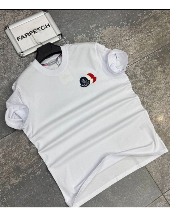 BEYAZ MONCLER TİŞÖRT