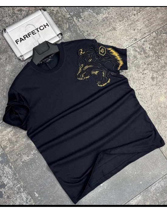 LACİVERT PHİLİPP PLEİN TİŞÖRT