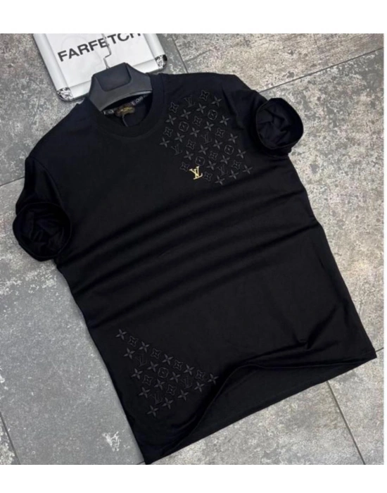 SİYAH LOUIS VUITTON TİŞÖRT