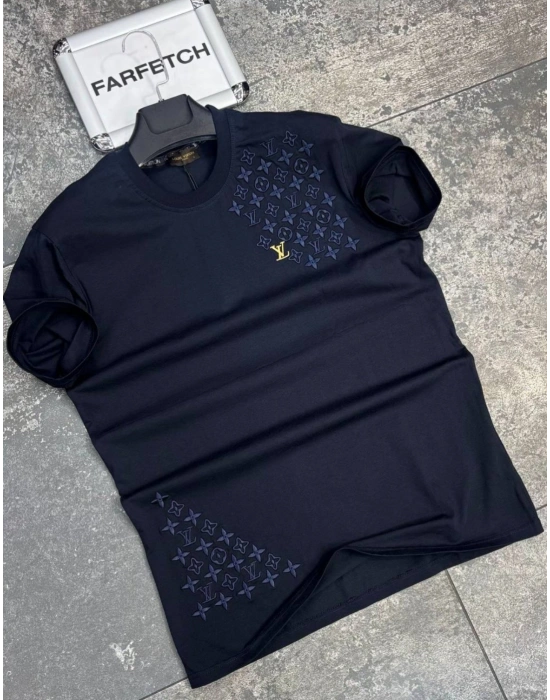 LACİVERT LOUIS VUITTON TİŞÖRT