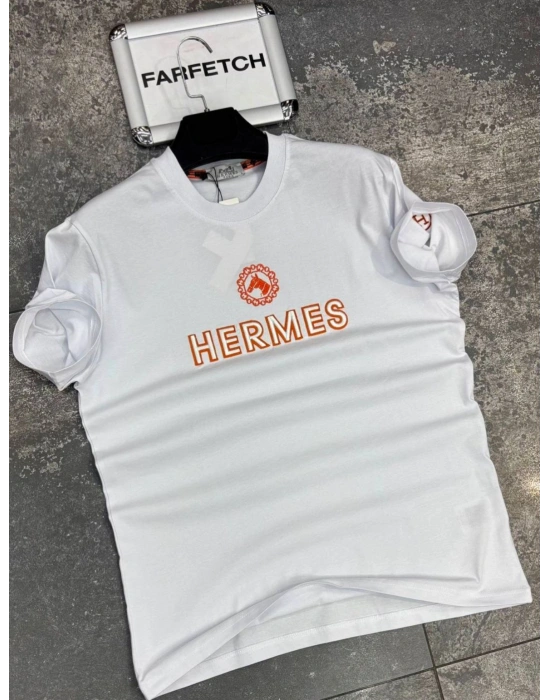 BEYAZ HERMES TİŞÖRT