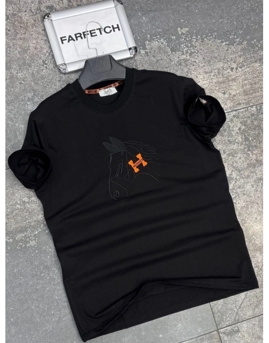 SİYAH HERMES TİŞÖRT