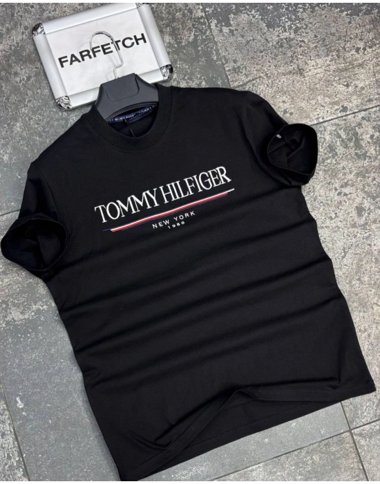 SİYAH TOMMY TİŞÖRT