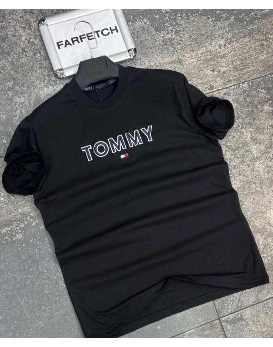 SİYAH TOMMY TİŞÖRT
