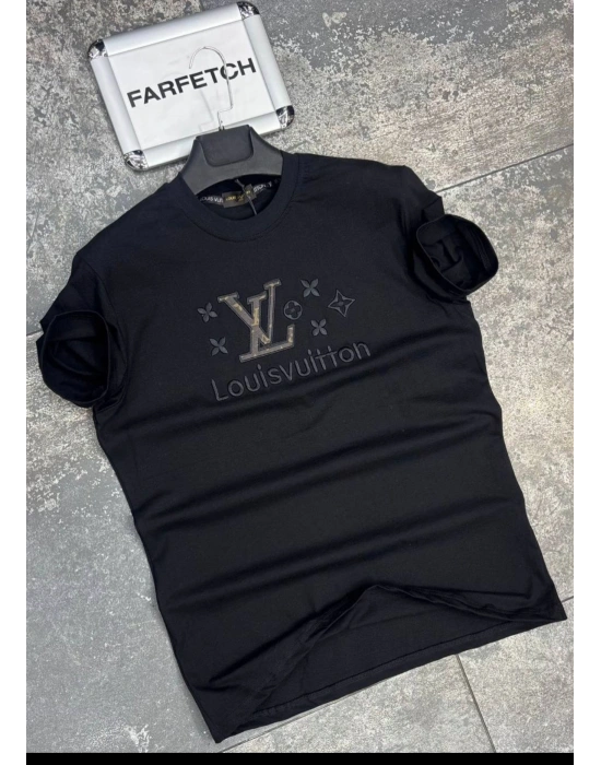 SİYAH LOUIS VUITTON TİŞÖRT