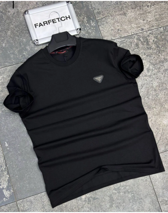 SİYAH PRADA TİŞÖRT