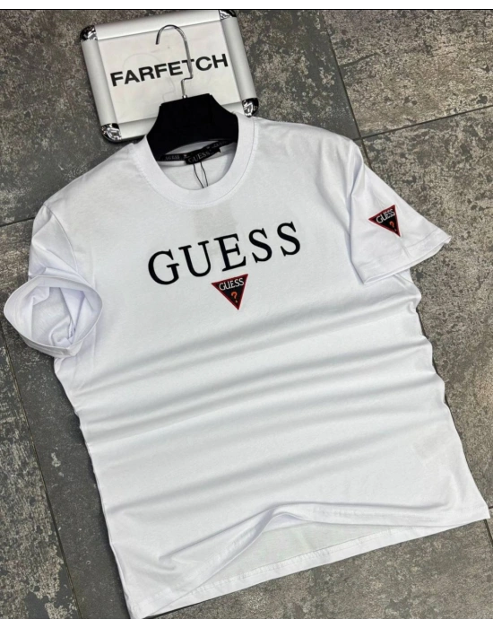 BEYAZ GUESS TİŞÖRT