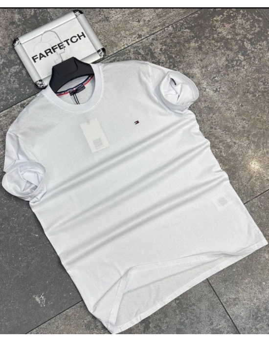 BEYAZ TOMMY TİŞÖRT