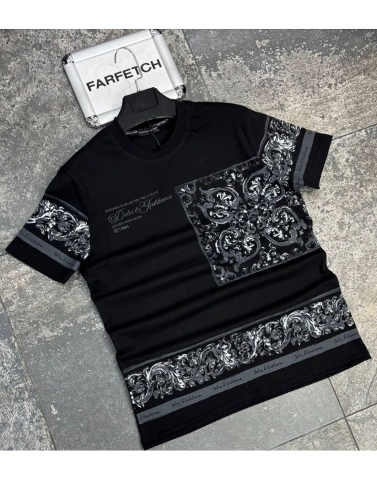 SİYAH DOLCE GABBANA TİŞÖRT