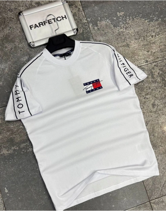 BEYAZ TOMMY TİŞÖRT