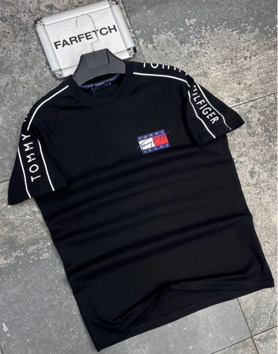 SİYAH TOMMY TİŞÖRT