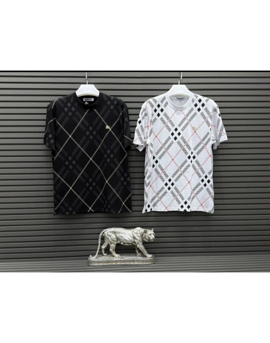 SİYAH BURBERRY TİŞÖRT