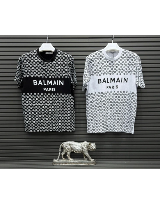 BEYAZ BALMAIN PARIS TİŞÖRT