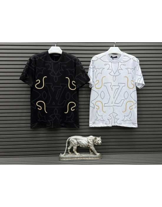 SİYAH LOUIS VUITTON TİŞÖRT