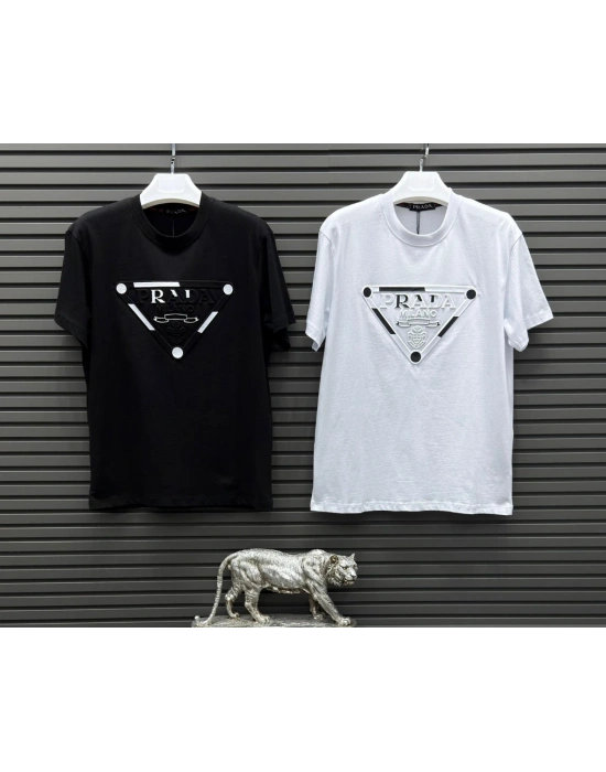 SİYAH PRADA TİŞÖRT