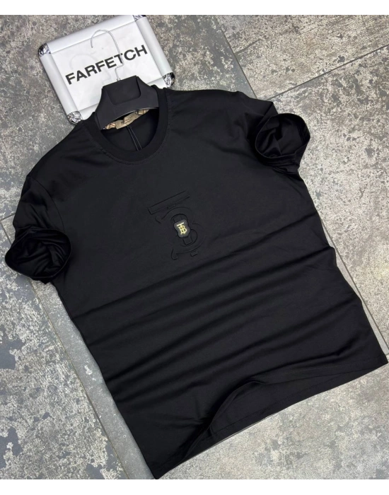 SİYAH BURBERRY TİŞÖRT