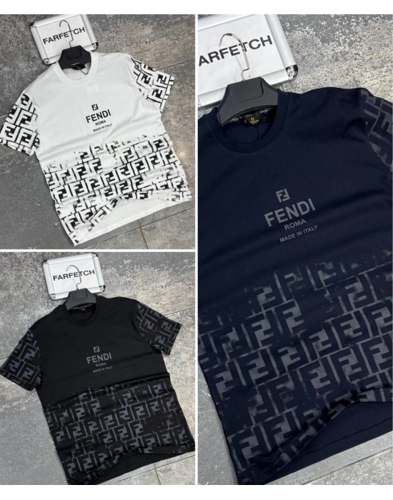 SİYAH FENDİ TİŞÖRT