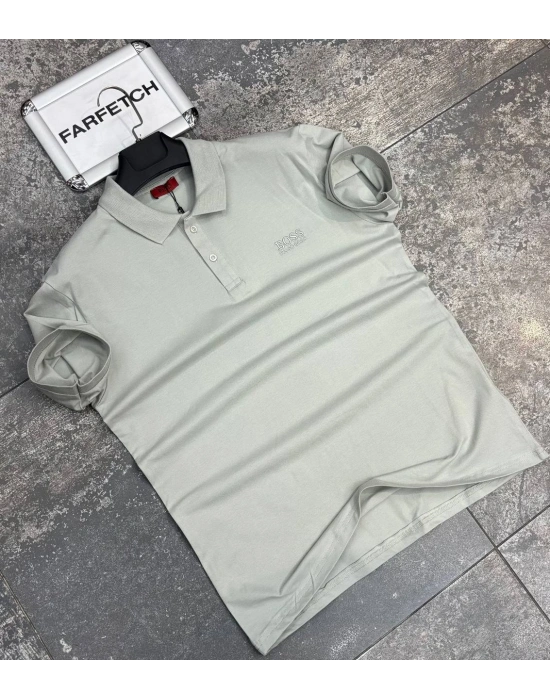 POLO YAKA HUGO BOSS GRİ