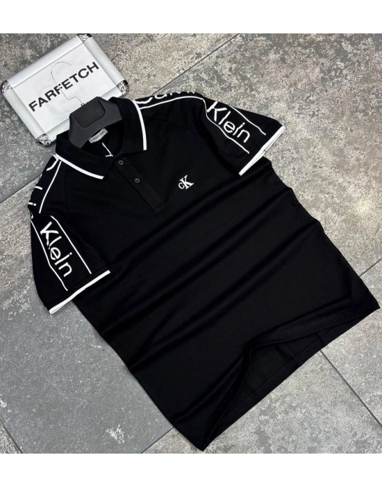 POLO YAKA CALVİN KLEİN SİYAH