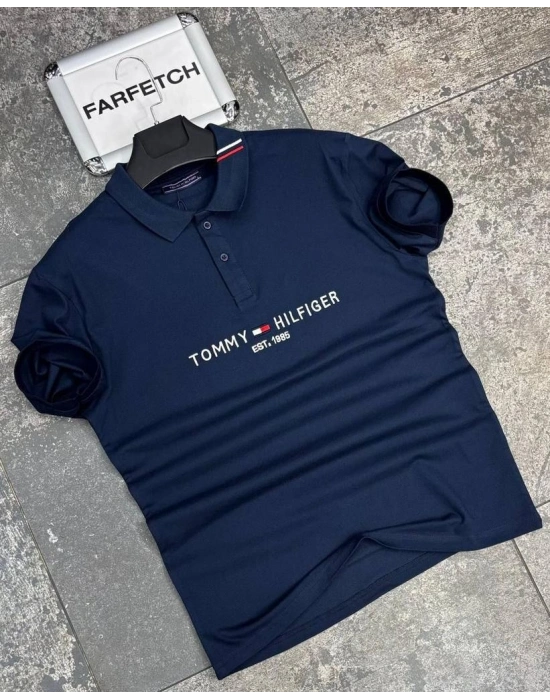 POLO YAKA TOMMY HİLFİGER LACİVERT