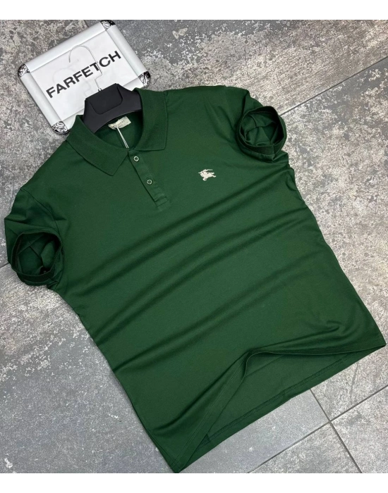 POLO YAKA BURBERRY YEŞİL