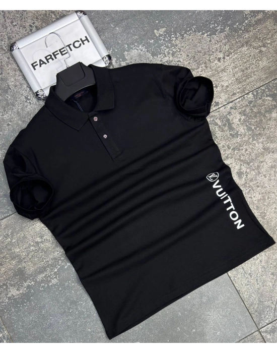 POLO YAKA LOUİS VUİTTON SİYAH