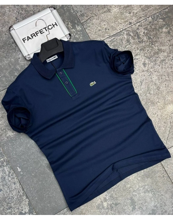 POLO YAKA LACOSTE LACİVERT