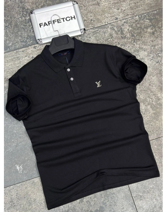 POLO YAKA LOUİS VUİTTON SİYAH