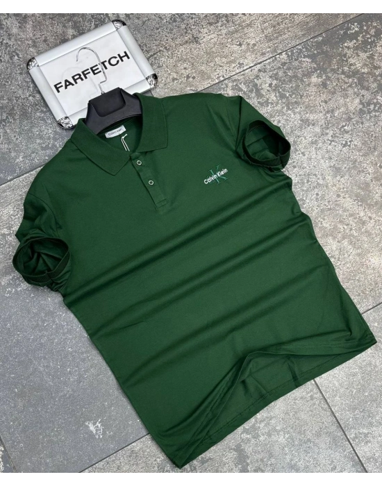 POLO YAKA CALVİN KLEİN YEŞİL