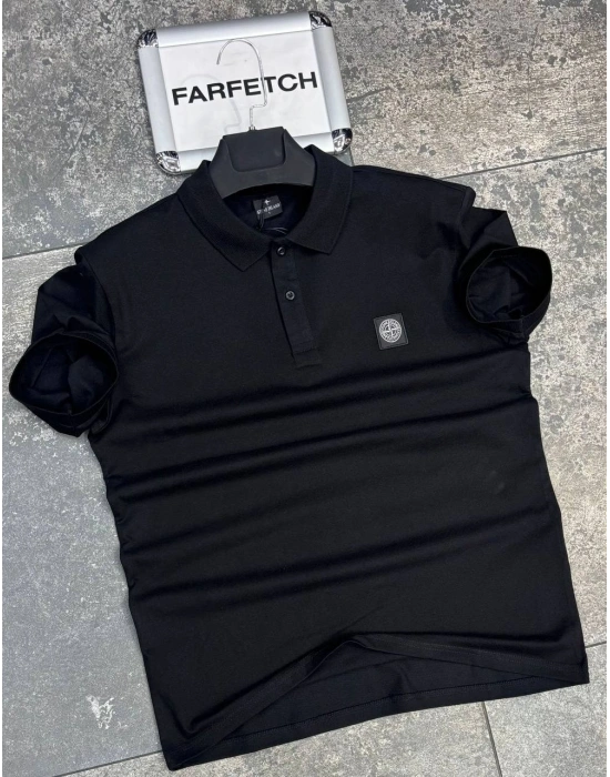 POLO YAKA STONE ISLAND SİYAH