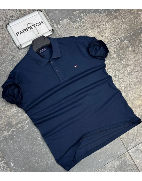 POLO YAKA TOMMY HİLFİGER LACİVERT