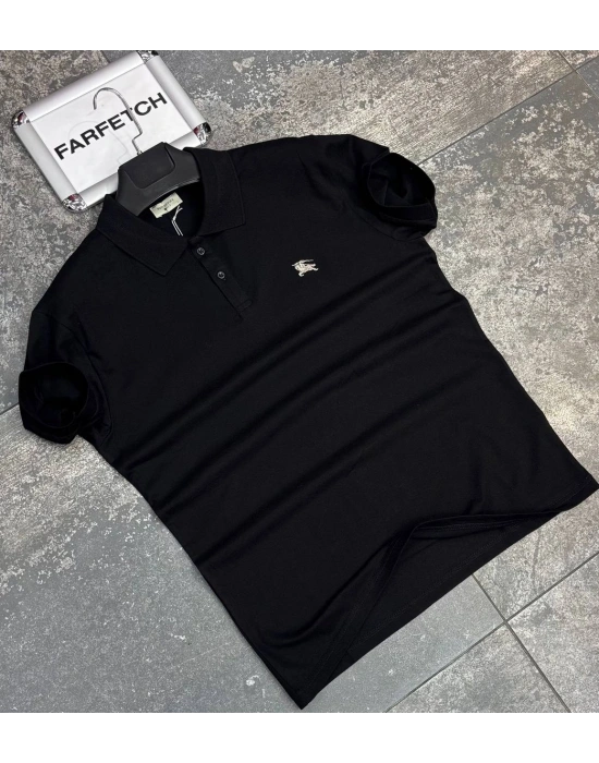 POLO YAKA BURBERRY SİYAH
