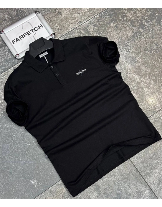 POLO YAKA CALVİN KLEİN SİYAH