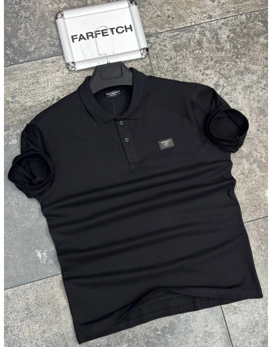 POLO YAKA ARMANİ SİYAH