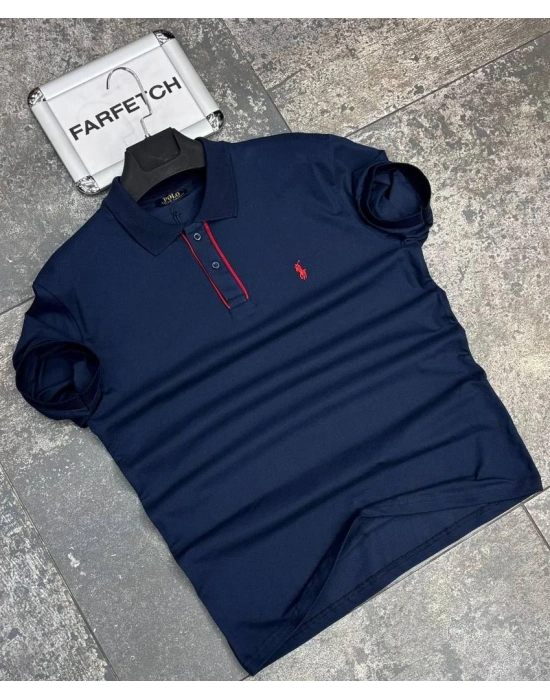 POLO YAKA LACOSTE LACİVERT