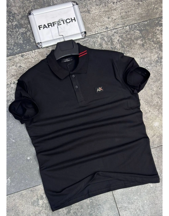 POLO YAKA ARMANİ SİYAH
