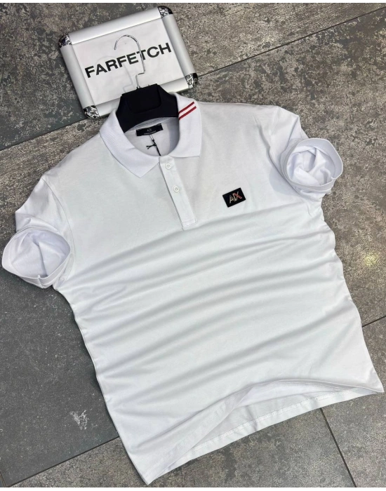 POLO YAKA ARMANİ BEYAZ