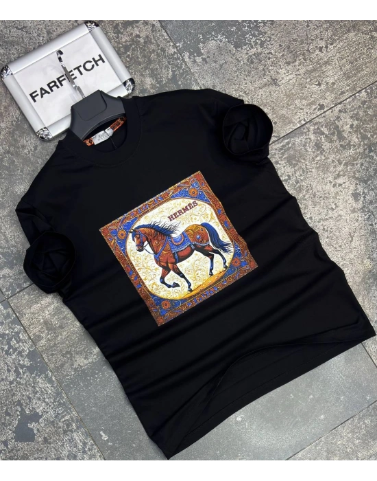 HERMES TİŞÖRT SİYAH