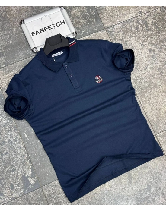 MONCLER POLO YAKA TİŞÖRT LACİVERT