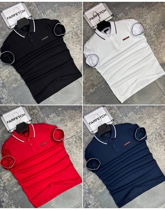 PRADA POLO YAKA TİŞÖRT SİYAH