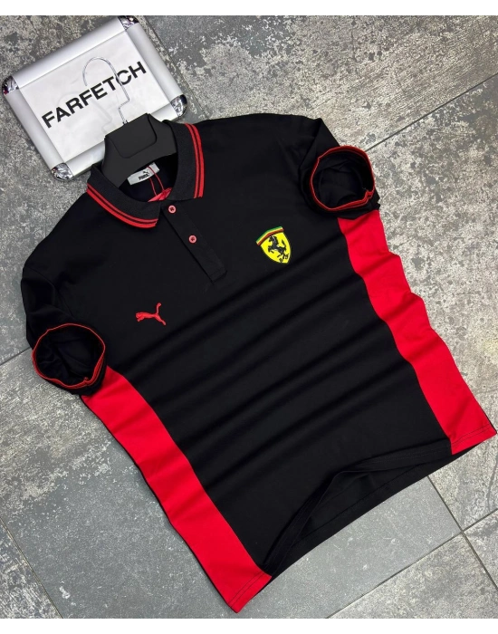 SİYAH POLO YAKA PUMA