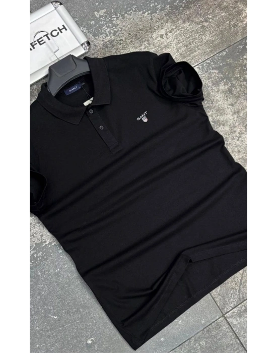 POLO YAKA GANT SİYAH