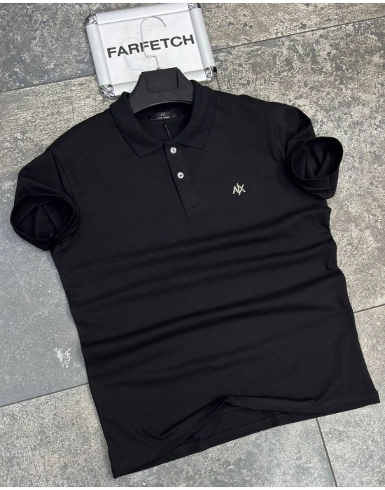 POLO YAKA ARMANİ SİYAH